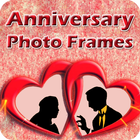 Anniversary Photo Frame Editor App with Name Msg-icoon