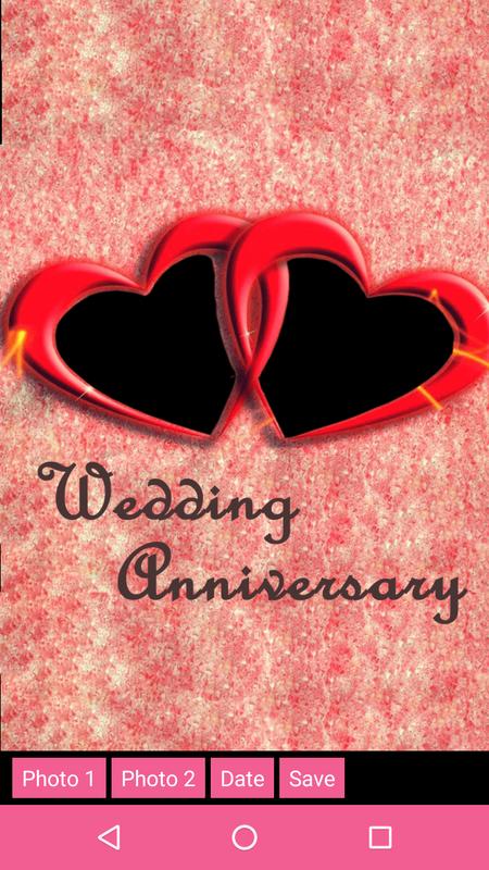 anniversary photo frame editor