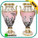 Vases en porcelaine antiques icône