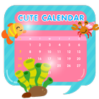 Cute Calendar Free icône