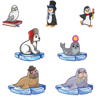 Arctic circle animals lite 아이콘