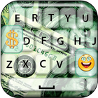 Chuva de dinheiro - Teclado ícone