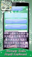 Money Rain Emoji Keyboard 스크린샷 1