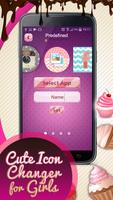Cute Icon Changer for Girls syot layar 2