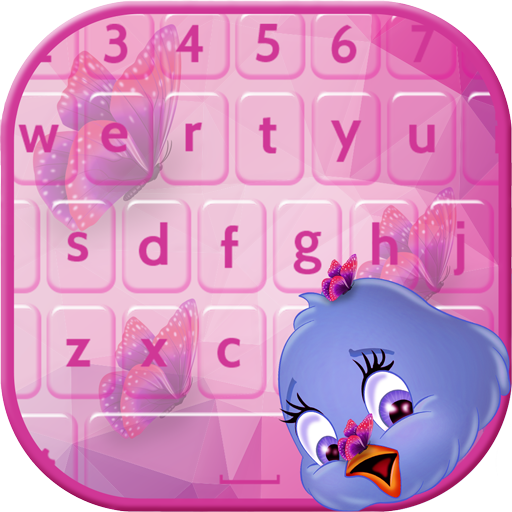 Handy Tastatur mit Emojis - Süße Hintergründe