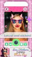 Live Stickers Camera Photo App اسکرین شاٹ 1