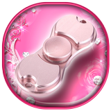 Pink Fidget Spinner Lock App simgesi