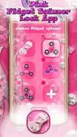 Pink Fidget Spinner Lock App پوسٹر