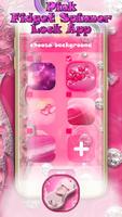 Pink Fidget Spinner Lock App 스크린샷 1