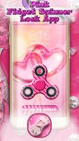 Pink Fidget Spinner Lock App اسکرین شاٹ 3