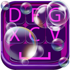 Soap Bubble Keyboard Design آئیکن