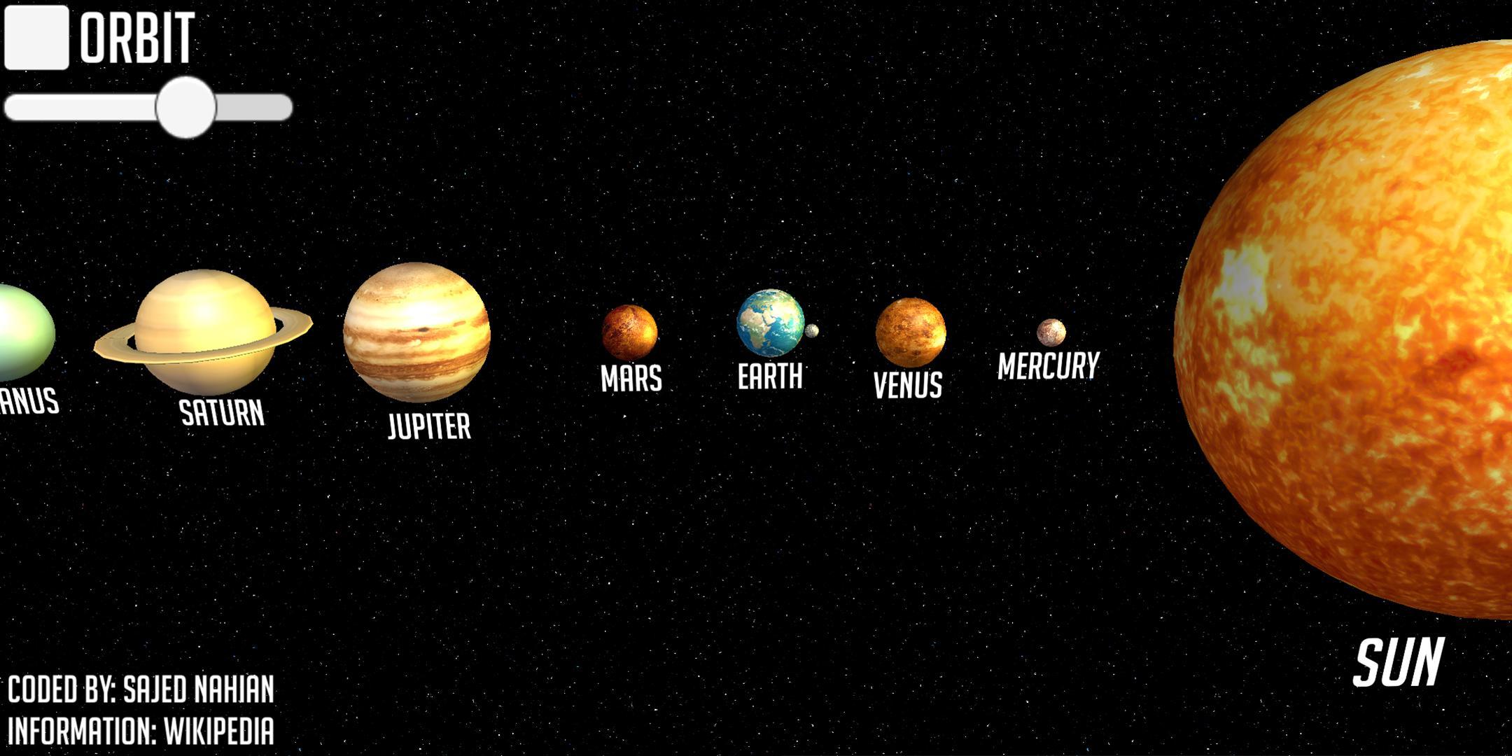 Solar System Viewer 3d Cho Android Tải Về Apk