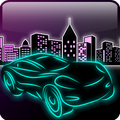 Auto Rennen Spiel 2017 Neon Glühen