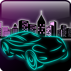 Car Racing Game 2017 Neon Glow icon