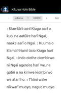 Kikuyu Holy Bible تصوير الشاشة 2