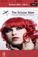 Scissor Man – UK hair stylist पोस्टर