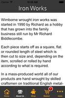Wimborne Wrought Iron Works اسکرین شاٹ 1