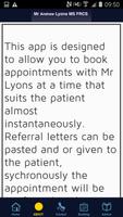 A LYONS FRCS profile & booking اسکرین شاٹ 1