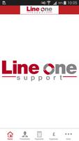 Line One Support الملصق
