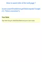 Selenium Interview screenshot 4