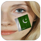 آیکون‌ Flag Face Photo Frame Pakistan