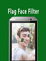 Flag Face Photo Frame Pakistan imagem de tela 2