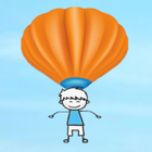 Parachute jump game free icône