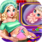 Apple White Pregnant Mommy أيقونة