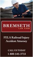 FELA Railroad Accident App poster