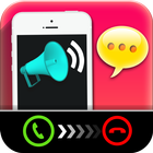 Falando SMS e chamadas Locutor ícone