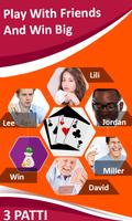 Poker star game guides: 3 teen Patti Free Tips poster