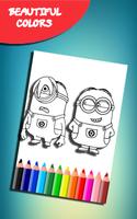 How to color Despicable Me (coloring game) poster