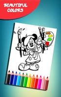 How to color Mickey mouse (coloring game ) poster