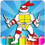 How to color Ninja Turtles (Superhero coloring)