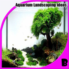 Aquarium aménagement paysager icône
