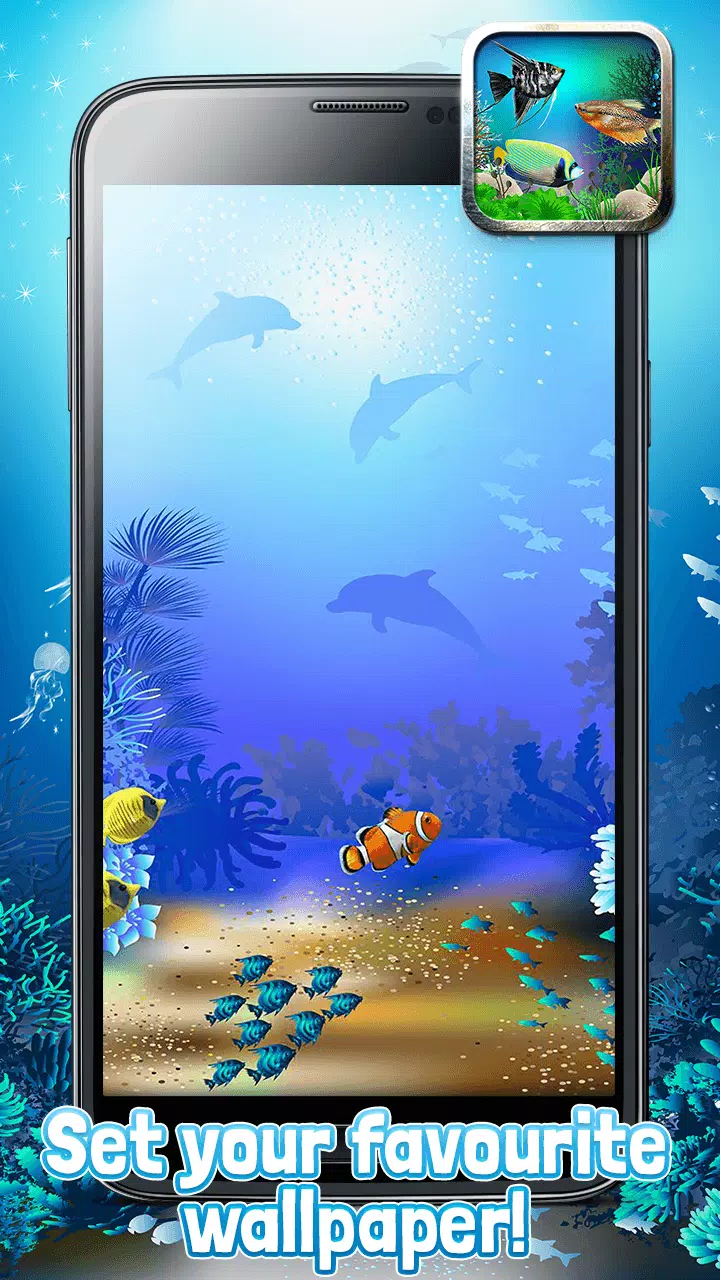 Android向けの3dアクアリウムライブ壁紙そしてアニメーション魚 Apkをダウンロードしましょう Android向けの3dアクアリウムライブ壁紙そしてアニメーション魚 Apkをダウンロードしましょう