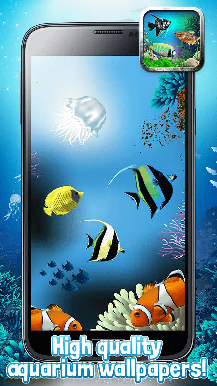 Android向けの3dアクアリウムライブ壁紙そしてアニメーション魚 Apkをダウンロードしましょう