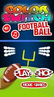 Color Switch Football Ball Affiche