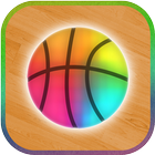 Icona Colore sfera di pallacanestro