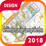 Architecture Design Concept Sketches آئیکن