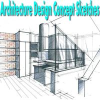 Architecture Design Concept Sketches Affiche