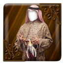 Arabski strój fotomontáž aplikacja