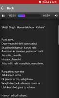 Arijit Singh Best Songs Lyrics capture d'écran 1