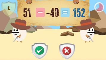 Cowboy Math : Egg Gunner Kids syot layar 1