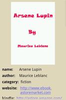 Arsene Lupin постер