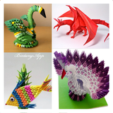 Origami sanatı simgesi