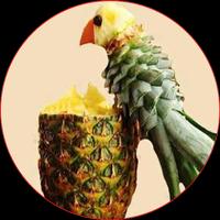 Beautiful Fruit Carving постер