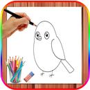 How to Draw Cute Birds  For  Kids APK