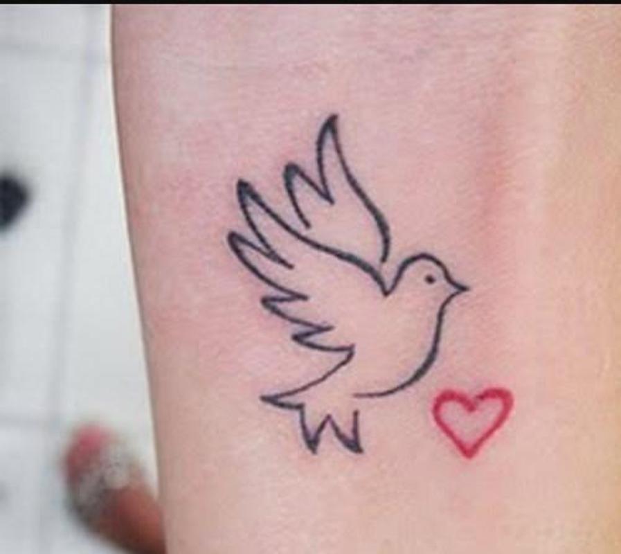 Gambar Tato Burung Simple Gambar Barumu