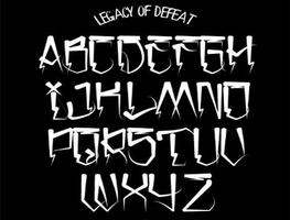 Artistic Tattoo Fonts Affiche